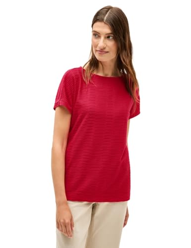 T-shirt structuré de couleur unie femme Cecil mode casual