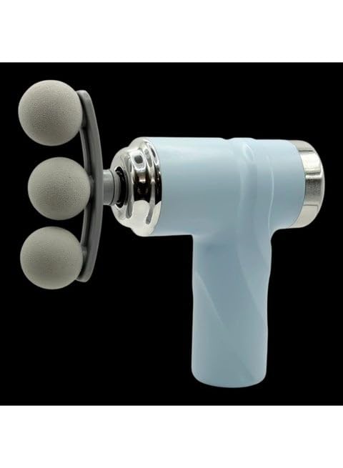 Image of HEEJ Deep Tissue Massage Gun - Portable Percussion Muscle Massager with 9 Heads, 6 Speeds for Pain Relief, Recovery & Relaxation (Quiet Motor) (Multicolor)