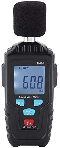 Compteur de bruit LCD rétroéclairé RJH pour mesure précise du niveau sonore de 30 à 135 dB