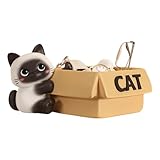 Schüssel Für Schlüssel Eingangstisch | Katzendeko Mit Aufbewahrungsablage,Resin Deko Schale Für...