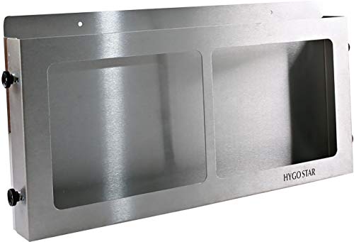 Hygostar Spenderhalter für Einweg-Handschuhe 4-er Edelstahl 50x5x25,5