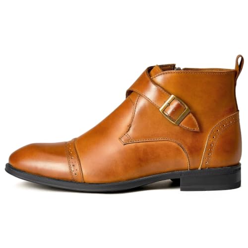 Image of Arkbird Men's Dress Boots Genuine Leather Ankle Boot for Men Classic Casual Oxford Style Footwear