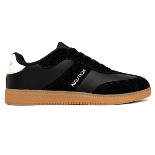 Image of Nautica Womens Fashion Sneaker Classic Casual Shoe with Soft Cushion Comfort and Durable Gum Bottom Outsole - Keota