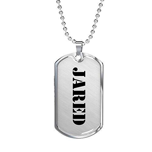Personalized Necklace Jared V3 Luxury Dog Tag Necklace