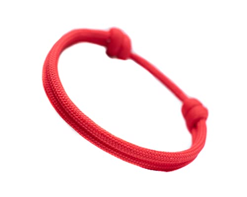 Image of 550 Paracord *NEW* | Surfer BRACELET Anklet | Men or Women ADJUSTABLE (Red)