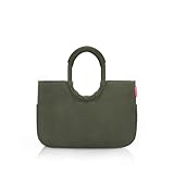 reisenthel loopshopper M cord dark matcha – Stabile Tasche mit praktischen Fächern aus recycelten PET-Flaschen – Eleganz beim Einkaufen, viel Funktion inklusive!