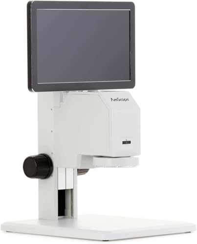 Image of AmScope - Digital Microscope for Industrial Inspection with 0.7X-4.5X Magnification and 11.6 inch HD Screen - DM745-HDM11