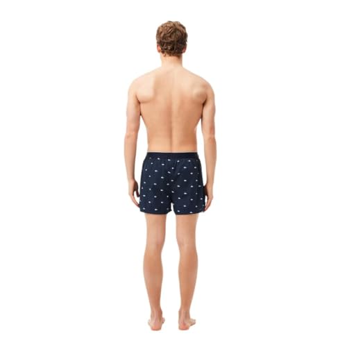 Lacoste Men's Cotton Stretch Mini Croc Print Boxers, 3-Pack4