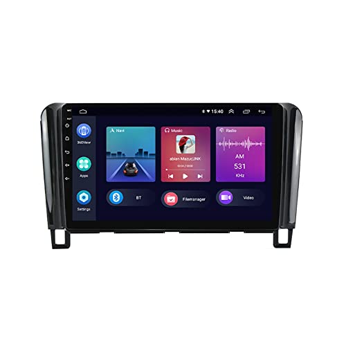 Android 11 Autoradio Mit Navi Apple Carplay 9 Inch Pantalla Tactil para Coche Reproductor para Nissan Serena 4 C26 2010-2016 Supporta 4G WiFi Mirror Link SWC Bluetooth Cover