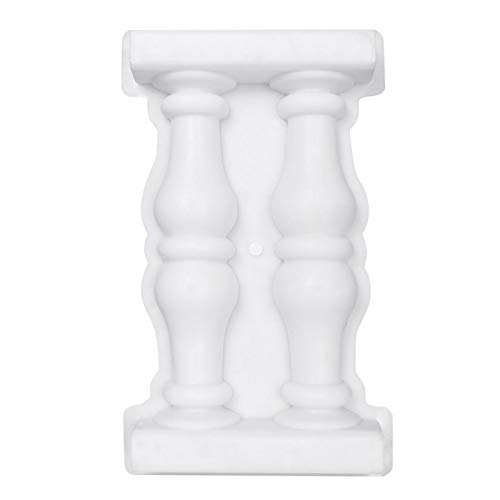 Concrete Fence Post Mold - Roman Column Fence Plastic Mould Plaster Mold for Concrete DIY Balcony Garden Pool Ornament Decor