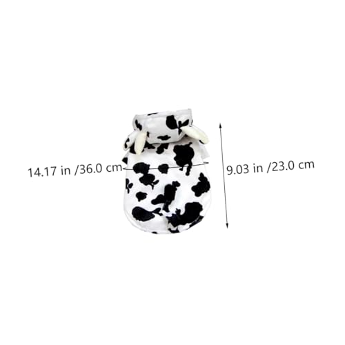 Disfraz para perro con diseño de vaca tamaño S miniatura 2