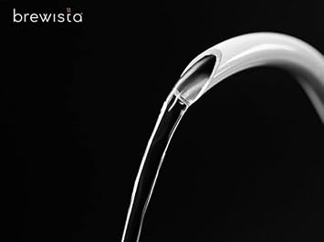 Brewista X Series Electric Gooseneck Kettle, Stainless Steel Water Boiler, Precise Digital Temperature Control, Fast Boiling, Keep Warm, Auto Shut-Off for Pour-Over Coffee & Tea, Home, 0.8L, Black