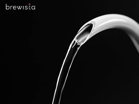 Brewista X Series Electric Gooseneck Kettle, Stainless Steel Water Boiler, Precise Digital Temperature Control, Fast Boiling, Keep Warm, Auto Shut-Off for Pour-Over Coffee & Tea, Home, 0.8L, Black