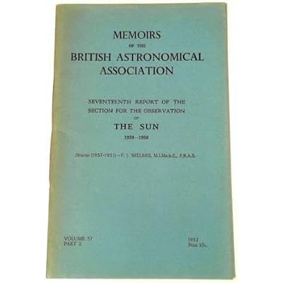 Memoirs of the British Astronomical Association, volume 37, part 2, 1952