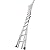 Little Giant Ladders, Velocity with Wheels, M26, 13-23 foot, Multi-Position Ladder, Aluminum, Type 1A, 300 lbs weight rating, (15426-001)