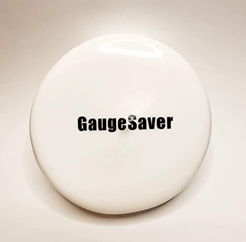 White Vinyl Cover (1) for Round Digital Yamaha, Mercury, Honda, Suzuki Gauges