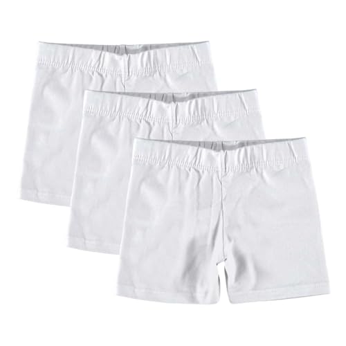 Shorts Básico Cotton Tradicional Infantil Juvenil Kids Menina Conforto Usar Embaixo do Vestido (BR,