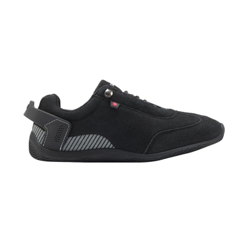 Image of LUDIC Motorsport Men's Sneaker | Premium Suede Low-Profile Driving Shoe | Racetrack Engraved Outsole