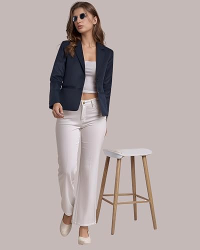 Image of ROCKSY Smart Casual & Formal Blazer for Women, Regular Fit Stylish Blazer for Women