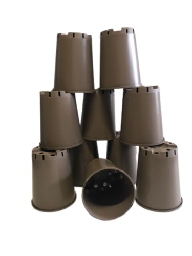 Recycled & Recyclable Plastic 2 Litre Rose Plant Pots/Flowerpots (x20)