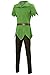 lancoszp Hombres Mujeres Disfraz de Peter Pelicula Cosplay Hada Superheroe Vestido Camiseta...