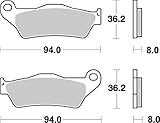 Höhe: 36,7 mm | Dicke: 7,6 mm