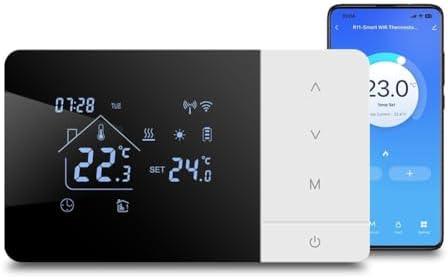 WiFi Heating and Cooling Thermostat for Tuya Smart Life, 7 Day Pr...