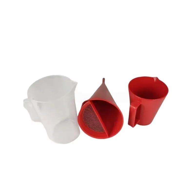 Embudo de plástico Marsh Viscosímetro Lodo Marsh Fluido de perforación petrolera Cronómetro 946 ml Juego de detector de prueba