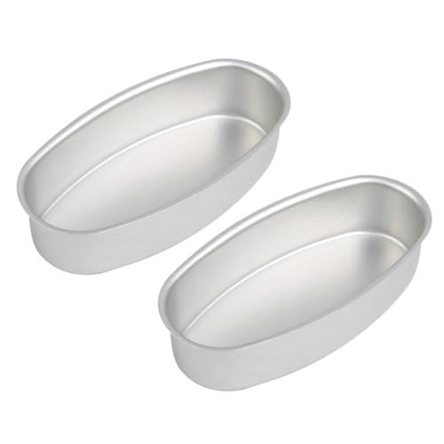 TOBBOMEY 2 pezzi Teglia da Forno in Resistente Temperature Stampo Pane e Torta Antiaderente per Uso e Professionale Facile da per e Pane