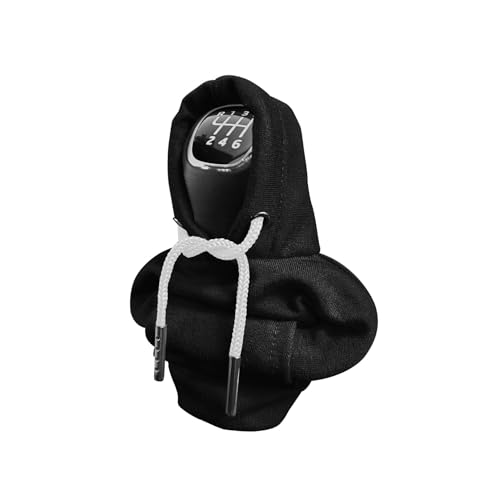 A tiny hoodie for your gear shift knob — absurdly cute and oddly satisfying car accessory that will make every passenger do a double-take.