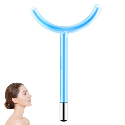 Varita de alta frecuencia, forma de terapia de piel de forma Y varita, tubo de vidrio, piezas de repuesto de mano, máquina facial de alta frecuencia