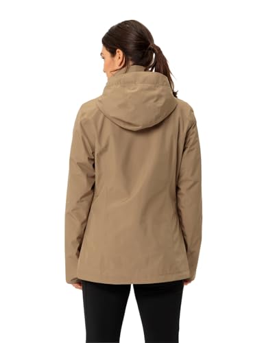 VAUDE 3-in-1 Jacke Damen Rosemoor II – Wasserdichte & atmungsaktive Damen Winterjacke – Damen Doppeljacke mit abnehmbarer Innenjacke – Damen Übergangsjacke ideal für Outdoor-Aktivitäten