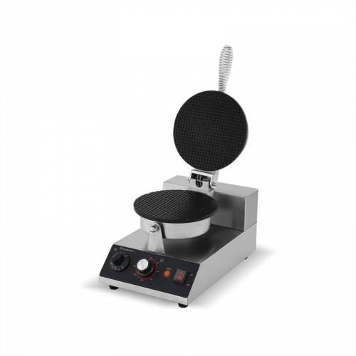 {CB-1} - Gofrero (redondo, 230 V, acero inoxidable, placa de hierro fundido, profesional para gofres redondos