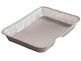 Stärke: 70 my 50 Menüschalen, Alu ungeteilt 930 ml 227 x 177 x 30 mm Aluschale