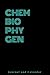 Produktbild Chem Bio Phy Gen: Blank Lined Journal With Calendar For Scientist