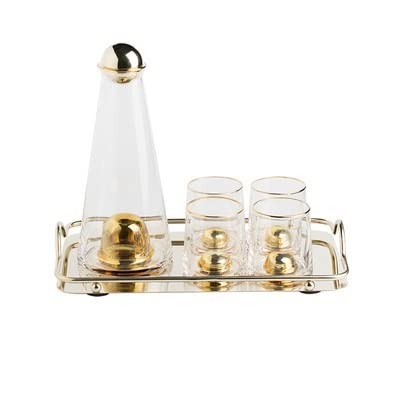 Set de tazas y tetera con bandeja