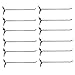 Prolinemax 24 Pcs 10' Chrome Slatwall Hook Hooks Retail Display Wire Metal Hanger