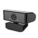 Produktbild Webcam mit Mikrofon, Full HD 1080P Streaming Webcam für PC, Laptop, Mac, Plug-and-Play Webcam USB mit Autofokus und Weitwinkel für YouTube, Skype Videoanrufe, Lernen