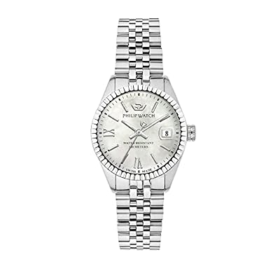 Philip Watch Caribe Orologio Donna, Tempo e data, Analogico - 39x31,3mm