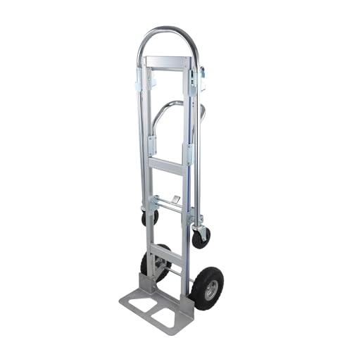Carretilla plegable de aluminio heavy duty 2-en-1 1000 lbs
