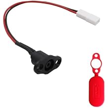 BBAUER Power Charger Charging Line Interface Hole Cap Compatible with Xiaomi Mijia M365 Electric Scooter Dust Plug Cap with Charging Cord Cable Color Yellow