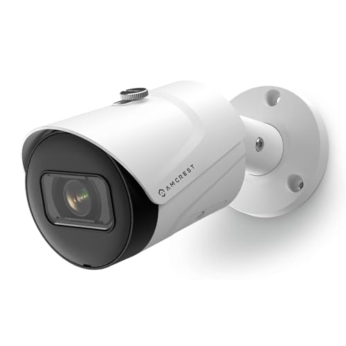 Amcrest UltraHD 5MP Outdoor POE Camera 2592 x 1944p Bullet IP Security Camera, Outdoor IP67 Waterproof, 103° Viewing Angle, 2.8mm Lens, 98.4ft Night Vision, 5-Megapixel, IP5M-B1186EW-28MM (White)