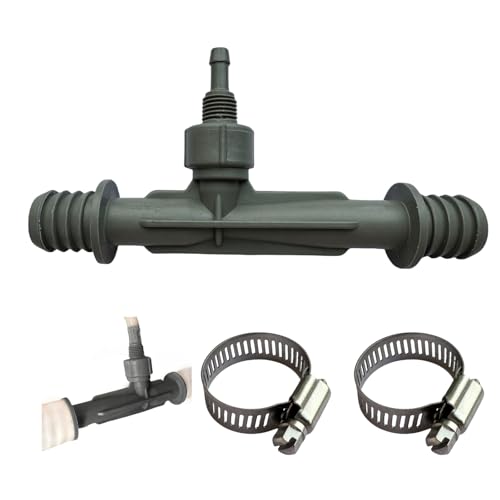 Beaspecal 1 x Kalttauchdüse, 1,9 cm Widerhaken, Ozon-Venturi-Injektor für Kalttauchen, 0,64 cm Ozoneinspritzung, Spa, Pool, Umwälzpumpen, Bewässerung