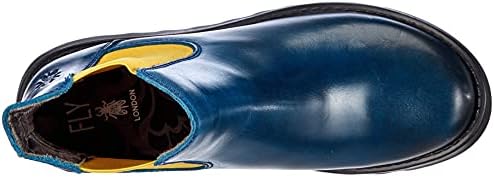 Fly London Women's Salv Chelsea Boot, Royal Blue Mustard Elastic, 8.5 | Image 4