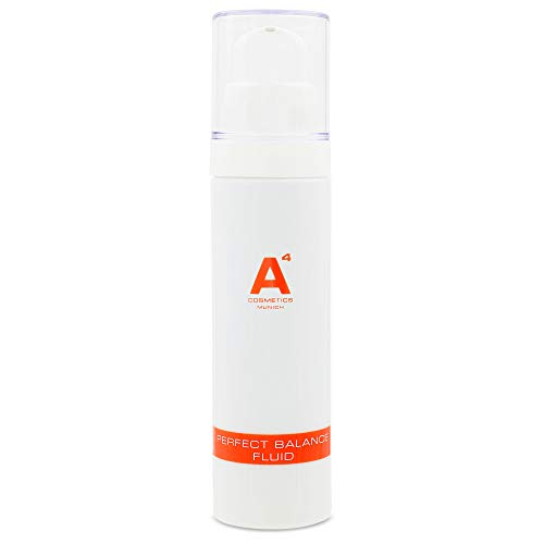 A4 - PERFECT BALANCE FLUID | Anti-Aging Lotion | Creme Hautberuhigend | auch für ölige und Mischhaut | Mattierende Hautcreme mit Arganöl (50ml) Cover