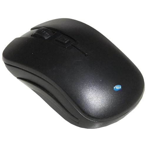 Ratón inalámbrico Simpletek USB negro para teletrabajo y estudio con tablet o portátil