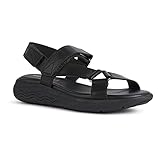 Geox D Spherica Ec5W A, Sandalias para Mujer, Negro (Black), 39 EU