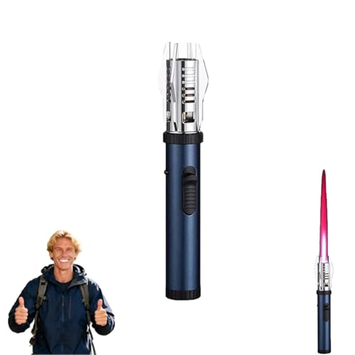 Torch Lighter with Safety Lock & 360 Inverted Ignition Refillable Butane Gas Lighter High-Heat Outdoor Flame for Camping BBQ Baking Campfire Outdoor Cooking