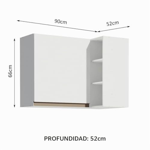 Mejores precios y opiniones de Alacena superior para cocina los preferidos por los clientes. 6 Imagen adicional