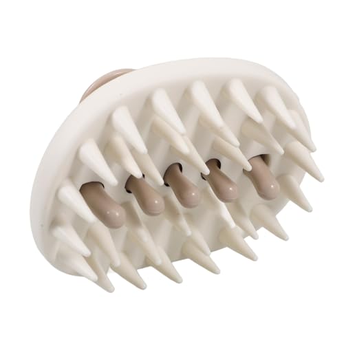 GOOHOCHY Shampoo Brush Dandruff Comb Hair Massager Massage Hair Comb Hair Growths Brush Hair Scrubber Pets Hair Tools Hair Scalp Massager Shampoo Massage Brush Massage Comb White
